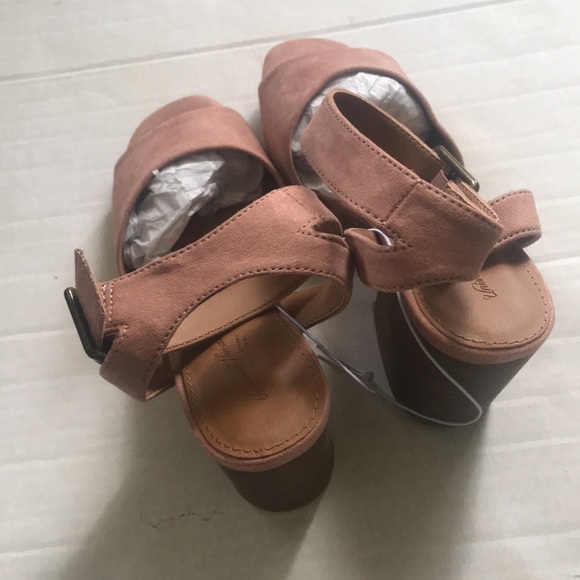 NWT Universal thread Megan blush wedge sandals - Picture 5 of 8